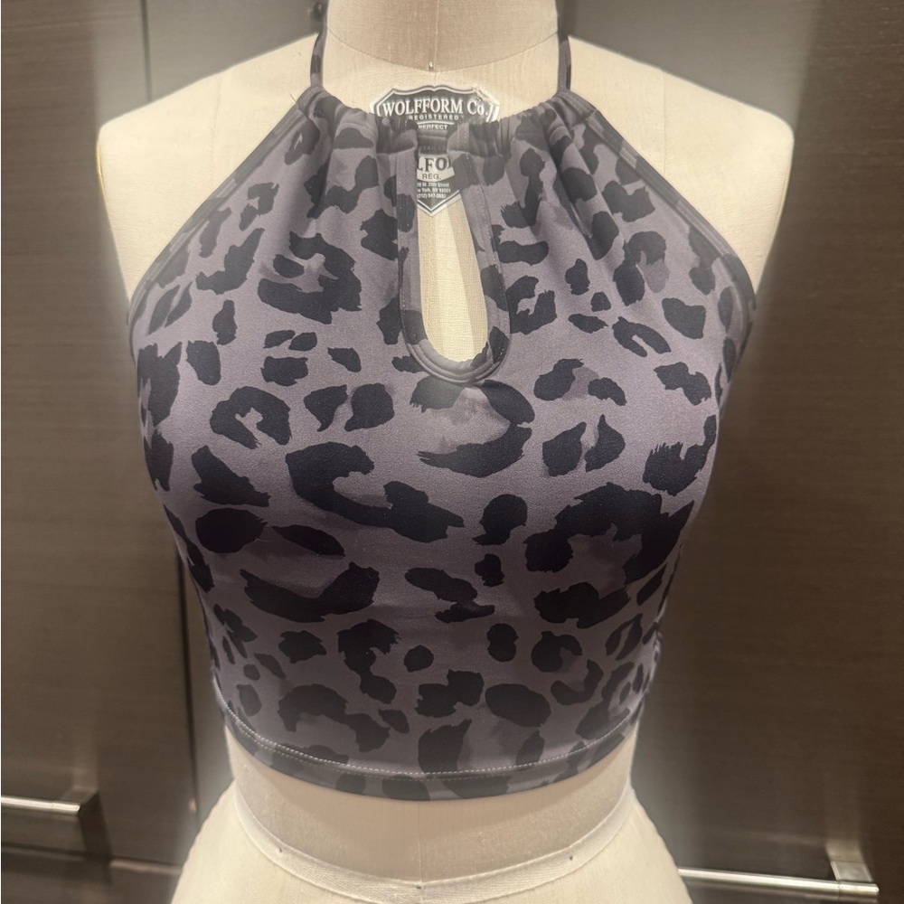 NaNa Gray Halter Top